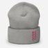 Baseball &God Flamingo Cuffed Beanie